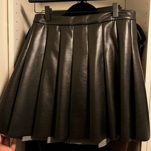 Aritzia Sunday Best Olive Mini Skirt